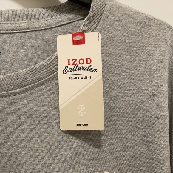 IZOD (NWT) XXL Saltwater Relaxed Long Sleeve Tee - Picture 7 of 7